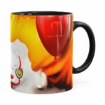 Caneca Pennywise It A Coisa 3d Print Preta