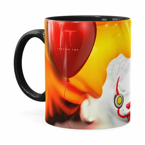 Caneca Pennywise It A Coisa 3d Print Preta