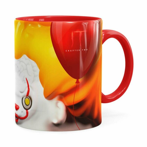 Caneca Pennywise It A Coisa 3d Print Vermelha