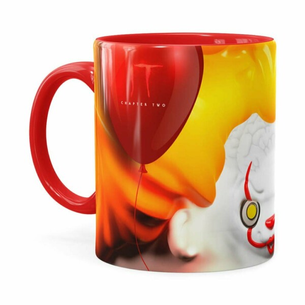 Caneca Pennywise It A Coisa 3d Print Vermelha
