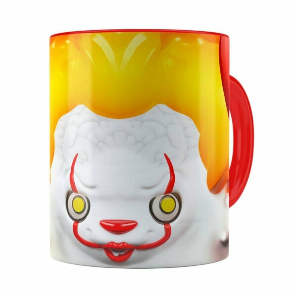 Caneca Pennywise It A Coisa 3d Print Vermelha