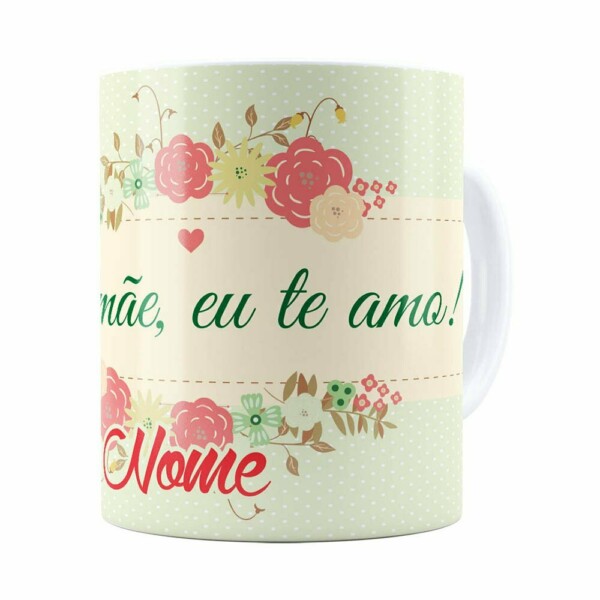 Caneca Personalizada Mamãe Adventista Com Nome Branca