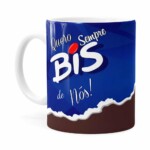 Caneca Personalizada Quero Bis De Nós Com Nome Branca