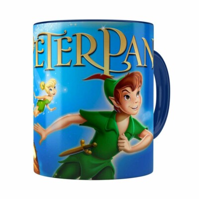 Caneca Peter Pan 3d Print Azul Escuro