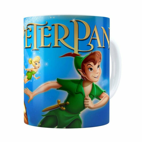 Caneca Peter Pan 3d Print Branca