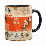 Caneca Pica-pau Retrô Preta