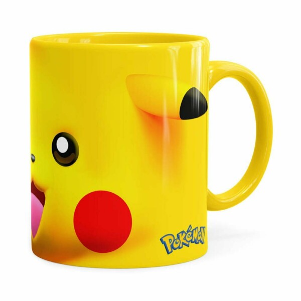 Caneca Pikachu 3d Print Pokémon Amarela