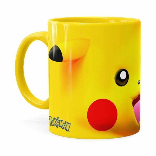 Caneca Pikachu 3d Print Pokémon Amarela