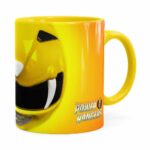 Caneca Ranger Amarelo 3d Print Power Rangers Amarela