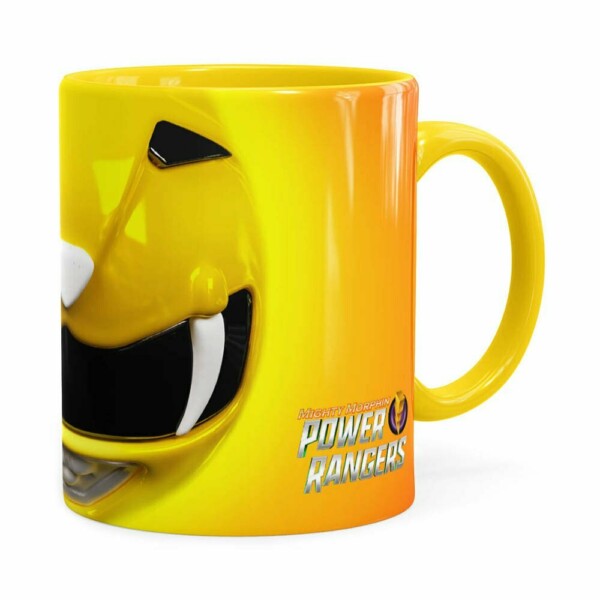 Caneca Ranger Amarelo 3d Print Power Rangers Amarela