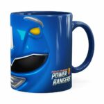 Caneca Ranger Azul 3d Print Power Rangers Azul Escuro