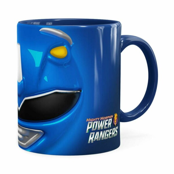 Caneca Ranger Azul 3d Print Power Rangers Azul Escuro