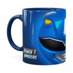 Caneca Ranger Azul 3d Print Power Rangers Azul Escuro