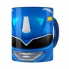 Caneca Ranger Azul 3d Print Power Rangers Azul Escuro