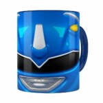 Caneca Ranger Azul 3d Print Power Rangers Azul Escuro