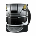 Caneca Ranger Black 3d Print Power Rangers Preta
