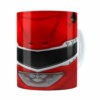 Caneca Ranger Red 3d Print Power Rangers Branca
