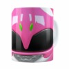 Caneca Ranger Rosa 3d Print Power Rangers Branca