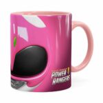 Caneca Ranger Rosa 3d Print Power Rangers Rosa