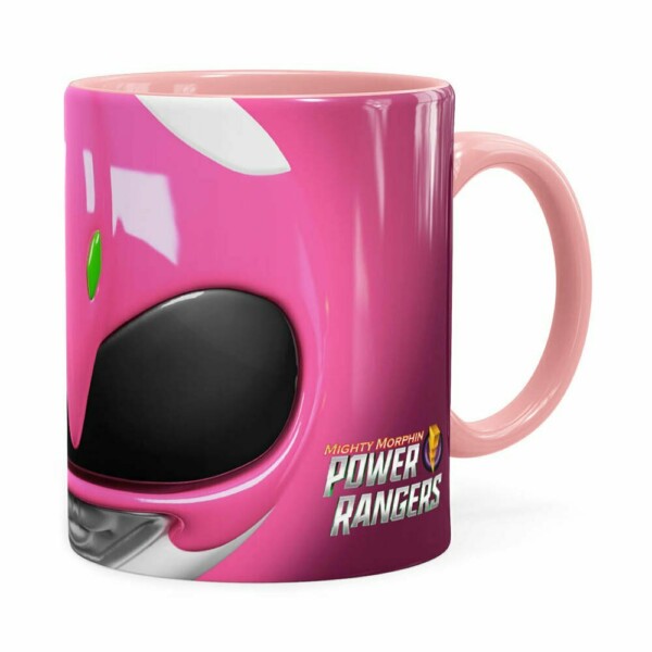Caneca Ranger Rosa 3d Print Power Rangers Rosa