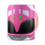 Caneca Ranger Rosa 3d Print Power Rangers Rosa