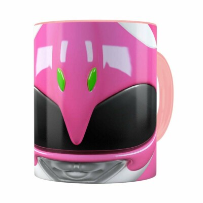 Caneca Ranger Rosa 3d Print Power Rangers Rosa