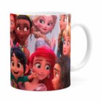 Caneca Selfie Das Princesas Disney Branca