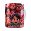 Caneca Selfie Das Princesas Disney Branca