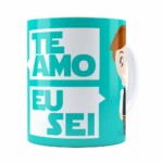 Caneca Namorados Princesa Leia e Han Solo Branca