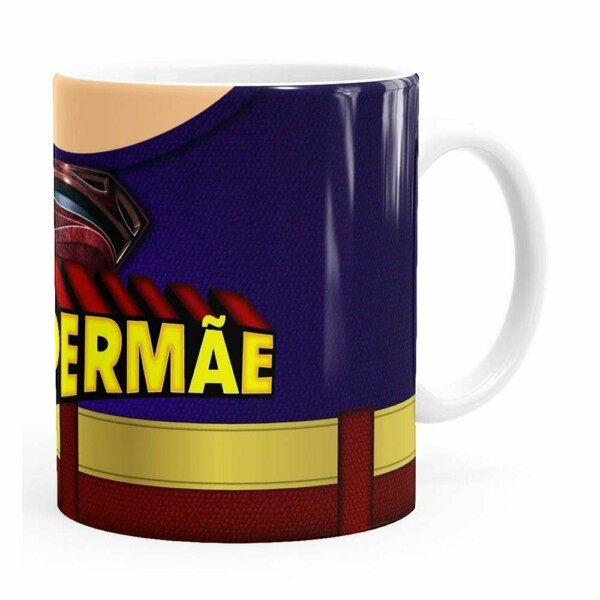 Caneca Super Mãe Branca