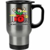 Caneca Térmica 8 Bits Bateria 500ml Inox