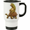 Caneca Térmica A Velocidade é Relativa Bicho Preguiça Branca