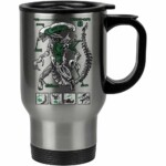 Caneca Térmica Alien Anatomia 500ml Inox