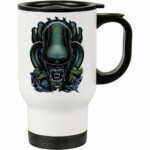 Caneca Térmica Alien Filme 500ml Branca
