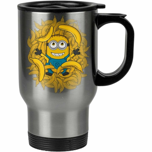 Caneca Térmica American Minion Bananas 500ml Inox