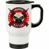 Caneca Térmica Angry Pug Nation 500ml Branca