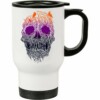 Caneca Térmica Árvore Do Crânio Color 500ml Branca
