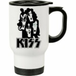 Caneca Térmica Banda Kiss V01 500ml Branca