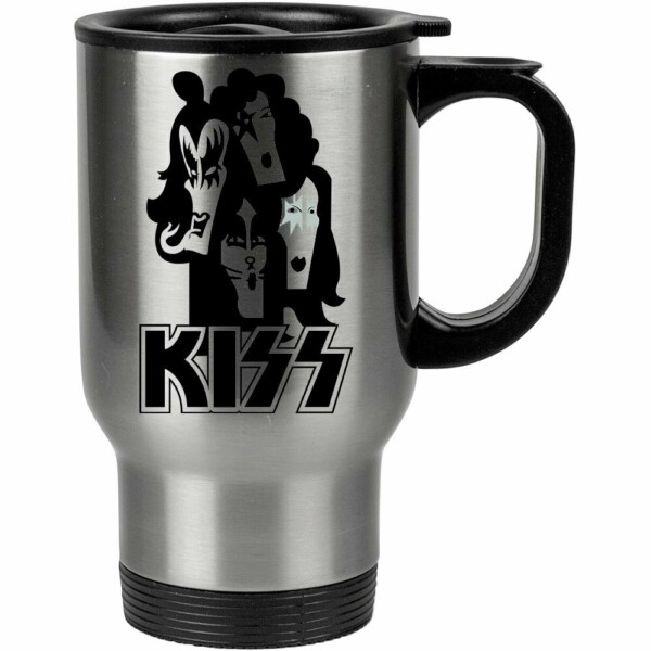 Caneca Térmica Banda Kiss V01 500ml Inox