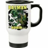 Caneca Térmica Batman And Robin 500ml Branca