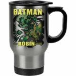 Caneca Térmica Batman And Robin 500ml Inox
