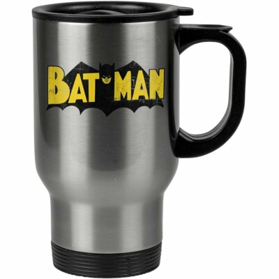 Caneca Térmica Batman Logo Vintage 500ml Inox