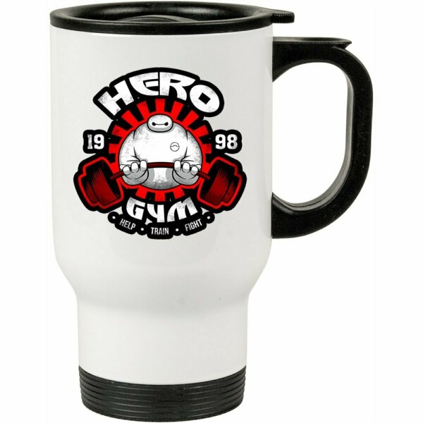 Caneca Térmica Big Hero Academia 500ml Branca