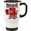 Caneca Térmica Bob Esponja Hell Boy 500ml Branca