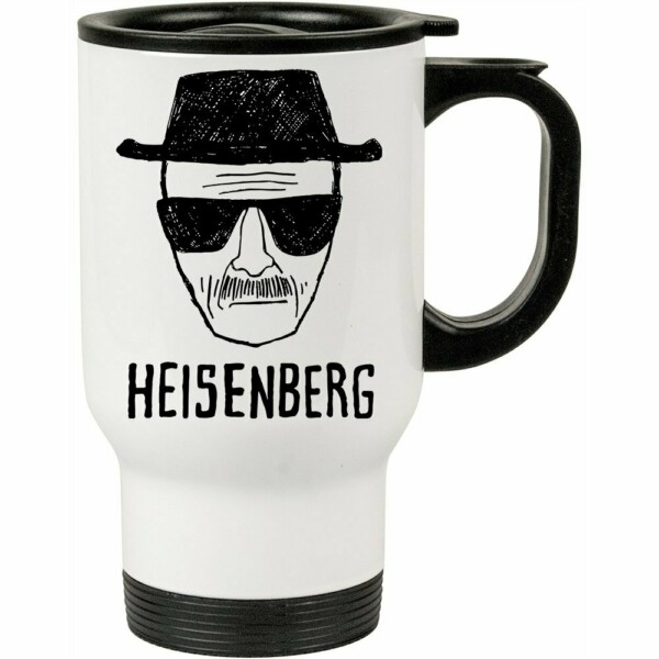 Caneca Térmica Breaking Bad Heisenberg 500ml Branca