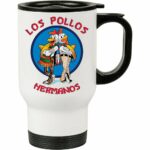 Caneca Térmica Breaking Bad Los Pollos Hermanos 500ml Branca