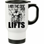 Caneca Térmica Breaking Bad Who Lifts Academia 500ml Branca