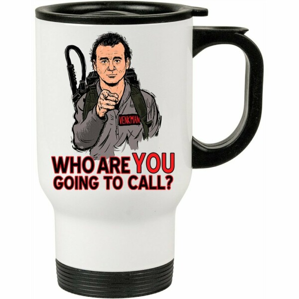 Caneca Térmica Caça Fantasma Venkman 500ml Branca