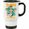 Caneca Térmica Capoeira Zumbi Dos Palmares 500ml Branca