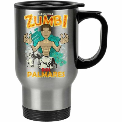 Caneca Térmica Capoeira Zumbi Dos Palmares 500ml Inox